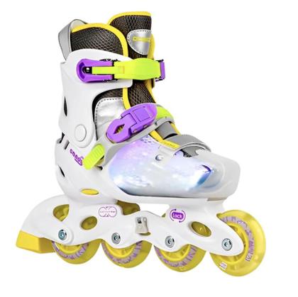 Imagem de Patins Inline Cosmo ID Candy Flash infantil ajustável / LED