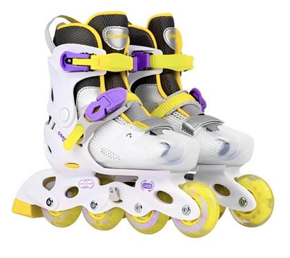 Imagem de Patins Inline Cosmo ID Candy Flash infantil ajustável / LED