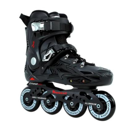 Imagem de Patins Inline Iniciante Roller Freestyle Urban Traxart Dynamix Preto Feminino Masculino 