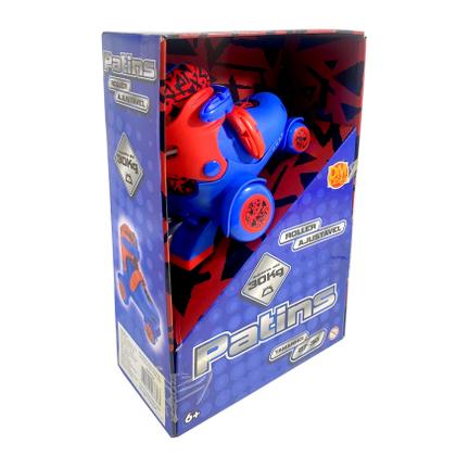 Imagem de Patins Masculino Infantil 4 Rodas Regulável Dm Radical - Dm Toys