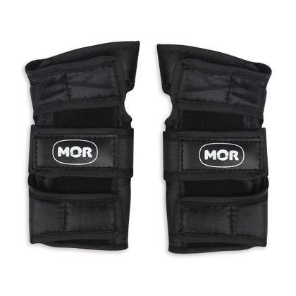 Imagem de Patins Roller Infantil Regulável Rosa ou Preto E Kit Segurança C/ Capacete Joelheira e Munhequeira Mor