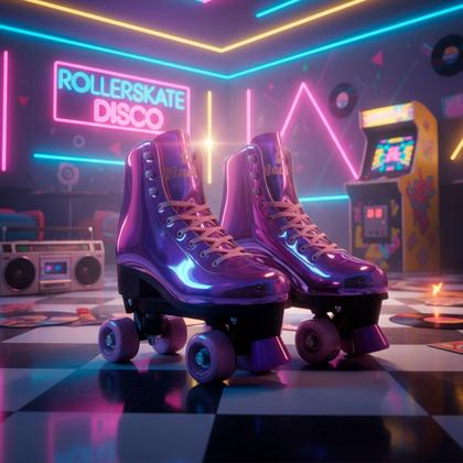 Imagem de Patins Skate Roller Quad Adulto 4 Rodas Com Regulagem De Tamanho E Freio Frontal