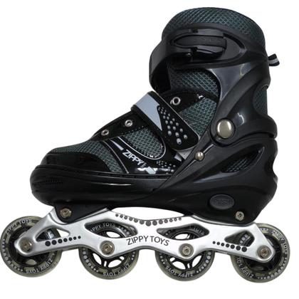 Imagem de PATINS SPORTS CINZA / ROSA 33-37 Infantil até 50KG REF 8846