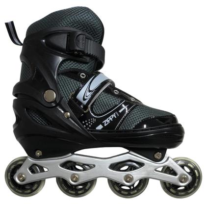 Imagem de PATINS SPORTS CINZA / ROSA 33-37 Infantil até 50KG REF 8846