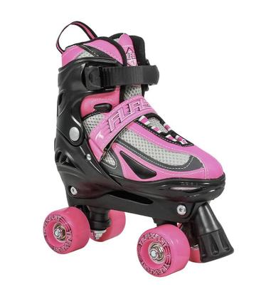 Imagem de Patins Traxart Flash Quad Infantil - Rodas LED - 54mm