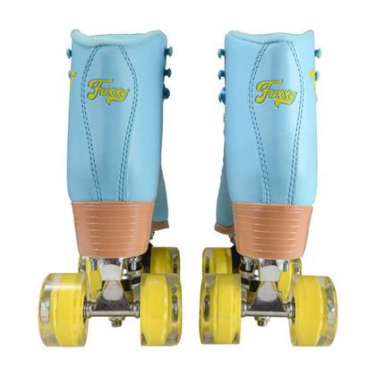 Imagem de Patins Traxart Foxxy Azul Quad - 58mm x 32mm ABEC-5
