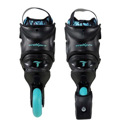 Imagem de Patins Traxart Freemix Preto Inline Infantil - 68/70mm  - ABEC-9
