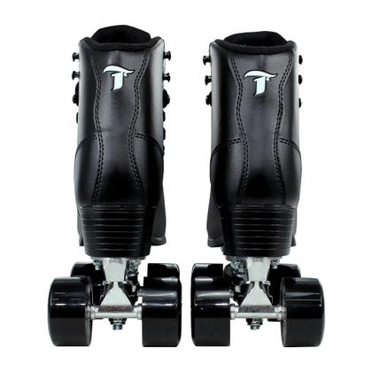 Imagem de Patins Traxart Quad Klassic Preto - Rodas 58mm/83A ABEC-5