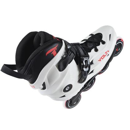 Imagem de Patins Traxart Volt + 2.0 Branco  Inline Freestyle - 80mm ABEC-9