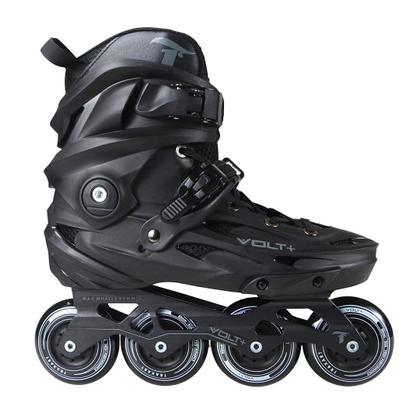 Imagem de Patins Traxart Volt + 2.0 Preto  Inline Freestyle - 80mm ABEC-9