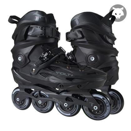 Imagem de Patins volt + 2.0 preto inline freestyle traxart