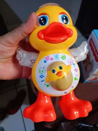 Imagem de Pato Dancing Duck Repete a Fala, Anda, Com Luz de Led e Som