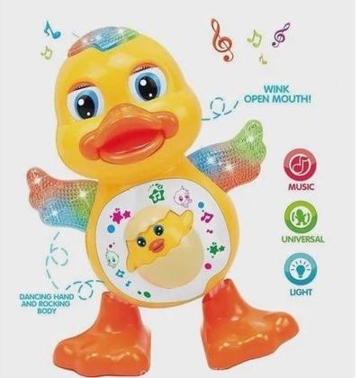 Imagem de Pato de Brinquedo Infantil Dança Canta Emite Som e Luz