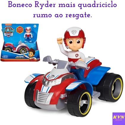 Imagem de Patrulha Canina Boneco Brinquedo Veiculo Solido Ryder Sunny