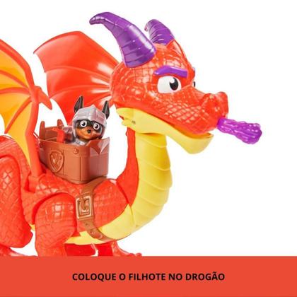 Imagem de Patrulha Canina - Dragão Sparks + Figura Claw - Sunny