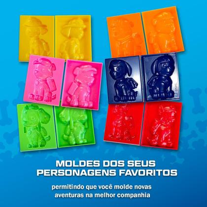 Imagem de Patrulha canina - kit com 6 potes de massa de modelar