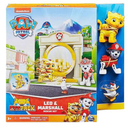 Imagem de Patrulha Canina Kit de Salvamento Marshall e Leo Cat Pack