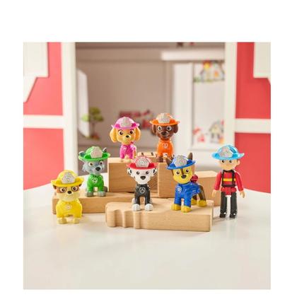 Imagem de Patrulha Canina Pack Bonecos Fire Rescue Sunny Kit com 7 Bonecos Personagens Infantil para Brincar e Colecionar