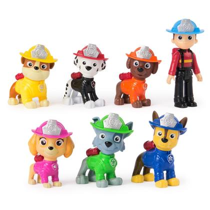 Imagem de Patrulha Canina - Pack com 7 Bonecos Time Fire Rescue