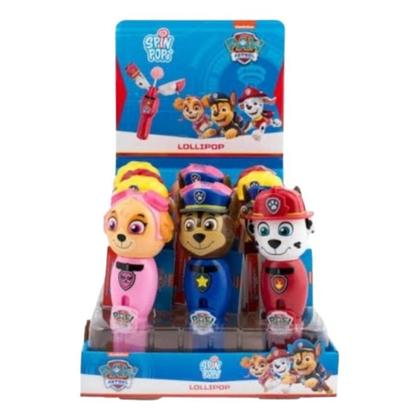 Imagem de Patrulha Canina Pirulito Spin Pops Morango Paw Patrol 1 Cx