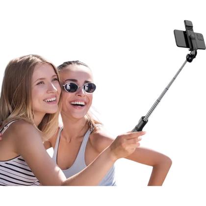 Imagem de Pau de Selfie Bastão Selfie Controle Remoto Bluetooth Tripé