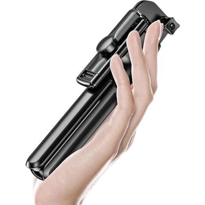Imagem de Pau de Selfie Bastão Selfie Controle Remoto Bluetooth Tripé