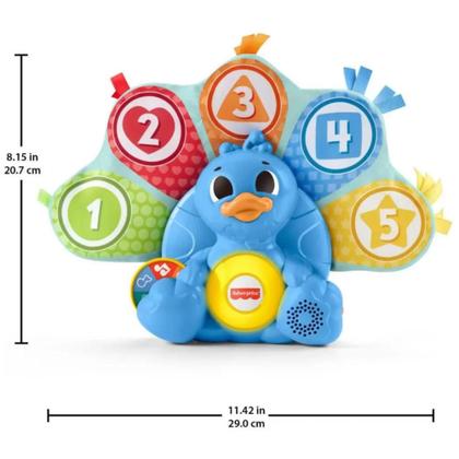 Imagem de Pavão Linkimals Penas Coloridas com Luz e Som - Aprender e Brincar - Fisher Price - 194735146352