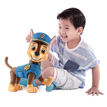 Imagem de Paw Patrol Boneco Patrulha Canina Chase Cachorro Policial Gigante 40 cm - Mimo Toys