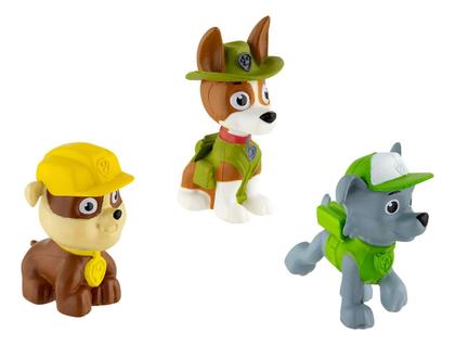 Imagem de Paw patrol topper trio rubble, tracker e