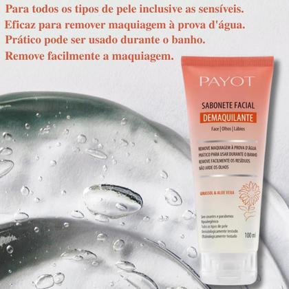 Imagem de Payot Facial Sab Dem 100ml + Sab Esf 100ml + Acnederm Gel Secativo 15ml
