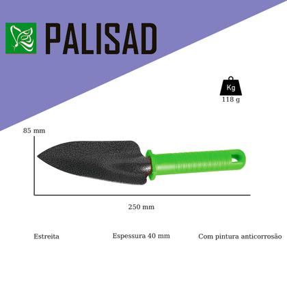 Imagem de Pazinha Jardim 26cm Estreita Com Cabo Plastico - Palisad