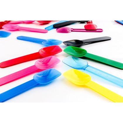 Imagem de Pazinha Para Sorvetes Sobremesas Doces Coloridas Com 200 Un - Goldenplast