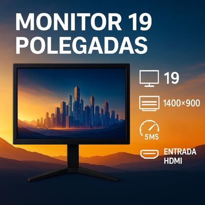 Imagem de Pc Computador Completo Intel I5 16gb Ssd 480gb Monitor 19