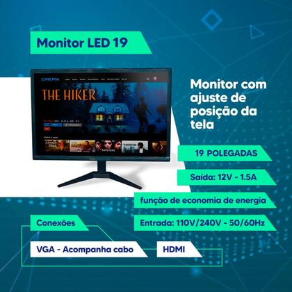 Pc Computador Completo Intel I5 8gb Ssd 240gb Monitor 19 - Mrp Informatica Imagem de Pc Computador Completo Intel I5 8gb Ssd 240gb Monitor 19
