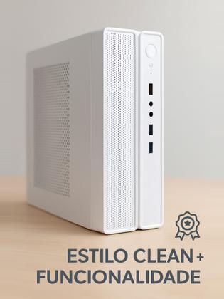 Imagem de Pc Computador Slim Intel I7 16gb Ssd 480gb Monitor 19 Branco