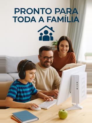 Imagem de Pc Computador Slim Intel I7 16gb Ssd 480gb Monitor 19 Branco