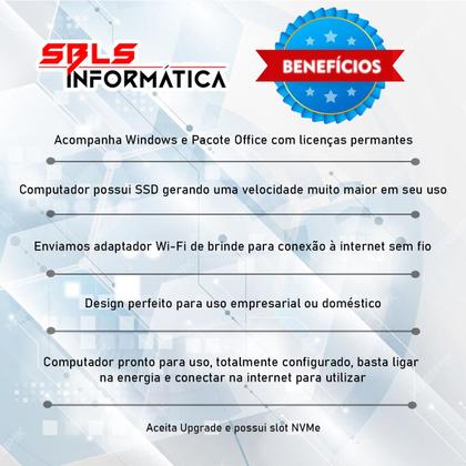 Imagem de Pc Desktop Cpu Intel I5 4ª Ger 16gb Ddr3 480gb Windows 11