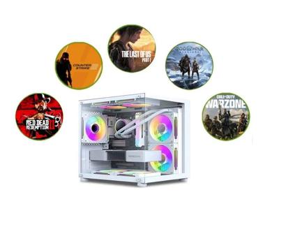 Imagem de PC Gamer Alligator Shop Branco Intel Core i7 3770, GeForce RTX 3050, Memoria 16GB DDR3, SSD 480GB