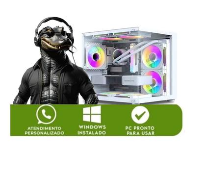 Imagem de PC Gamer Alligator Shop Branco Intel Core i7 3770, GeForce RTX 3050, Memoria 16GB DDR3, SSD 480GB