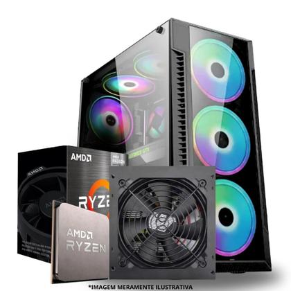 Imagem de PC Gamer AMD Ryzen 5 4600G, 16GB RAM, Placa de video Radeon Vega 7, SSD 240GB, Fonte 550W