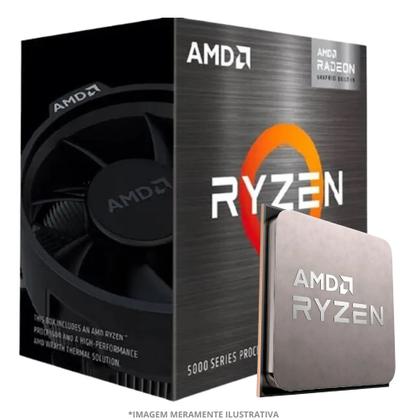Imagem de PC Gamer AMD Ryzen 5 4600G, 16GB RAM, Placa de video Radeon Vega 7, SSD 480GB, Fonte 200W + Monitor 23" LED 75hz + Kit Gamer Completo