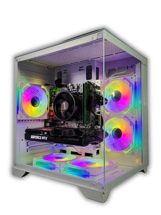 Imagem de PC Gamer Aquario Branco Ryzen 5 5500 RTX 3060 16GB SSD 512GB Alto Desempenho e Estilo Exclusivo