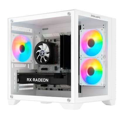 PC Gamer BluePC FRAG, AMD Ryzen 5 5500, Radeon RX 580 8GB, B450, 16GB DDR4, SSD 512GB NVMe - PGBP-FRA114