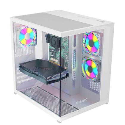 Imagem de Pc Gamer Bluepc Intel I5 12400f 16gb Rtx 4070 12gb Ssd 480gb Gab Branco - Fonte 650w