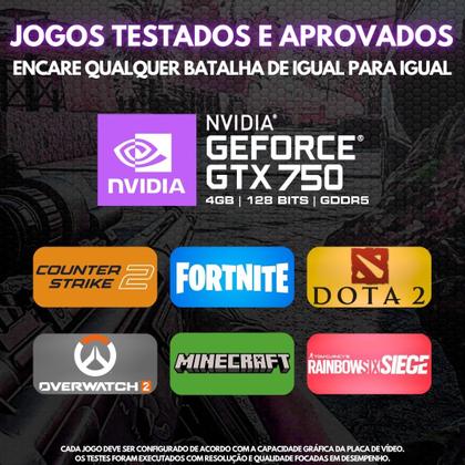 Imagem de PC Gamer BluePC RUSH - Intel Core i5 16GB RAM Geforce GTX 750 4GB SSD 512GB Branco - PGBP-RUS1032