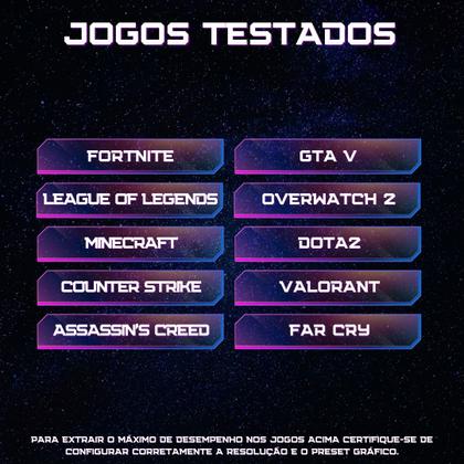 Imagem de PC Gamer Completo 2Eletro Shot, Intel Core i7, 16GB RAM, Geforce GTX 4GB, SSD 960GB, Fonte 500W, Monitor 23" 75Hz Full HD - PG2E-0109SH