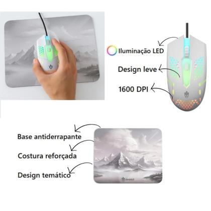 Imagem de PC Gamer Completo Branco Intel i5 Memoria Ram 16GB SSD 240GB Monitor HDMI Kit Gamer Branco