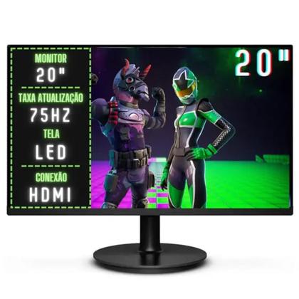 Imagem de PC Gamer Completo Intel Core i5 16GB RAM Placa de vídeo Geforce 4GB SSD 480GB Monitor 20 Windows 11