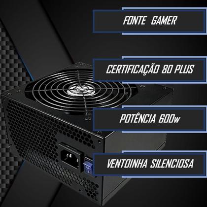 Imagem de PC Gamer Completo Intel Core i5 6Geração RAM DDR4 16GB SSD 480GB RTX 3050 6GB - ADVANCEDTECH