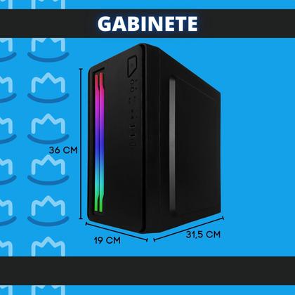 Imagem de Pc Gamer Completo Intel I5 16gb Ssd 120gb Com Placa De Vídeo